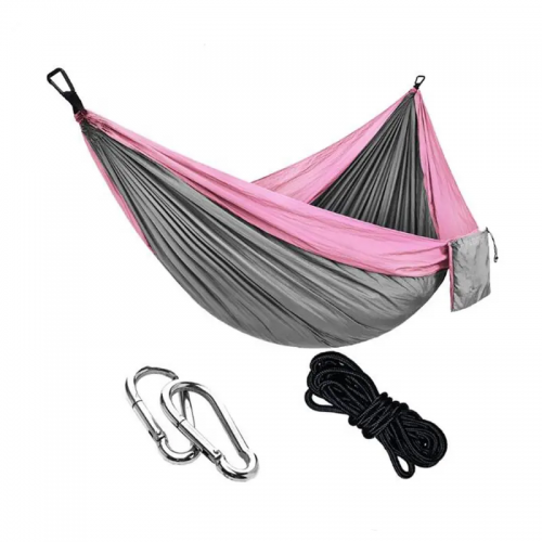 Outdoor nylon parachute cloth hammock single pair camping cycling indoor leisure swing chair