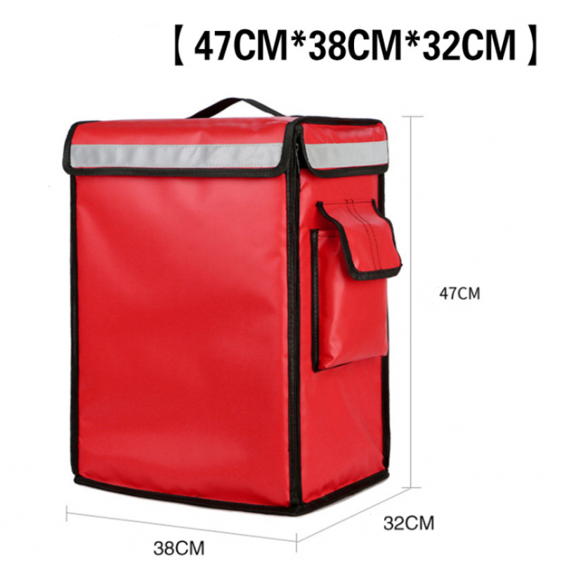 Backpack layered commercial super takeaway box waterproof thick insulation bag 