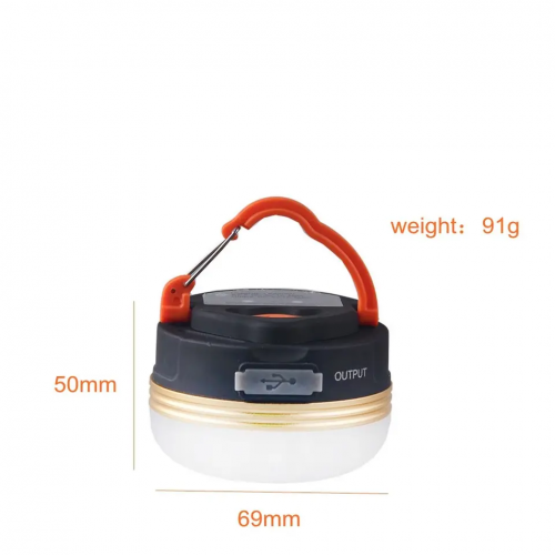 Outdoor Camping LED ultra-bright multifunctional USB rechargeable camping lamp