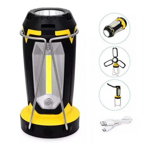 Portable lamp LED camping rechargeable portable emergency long-term lighting horse lamp tent lamp camping lamp