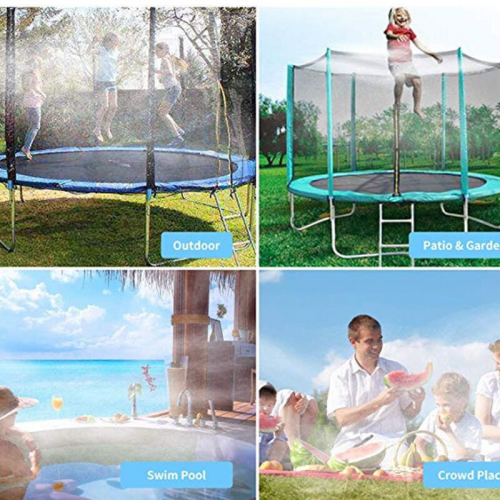 Hot sale garden cooling tools trampoline sprinkler