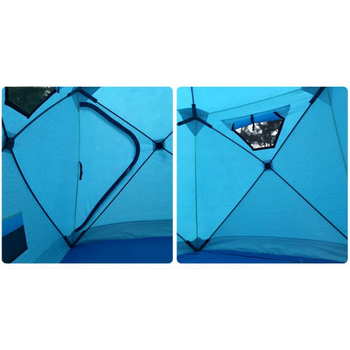 Tents outdoor winter fishing shelter warm ice fishing house cotton tents thickened camping supplies open relief tents quickly