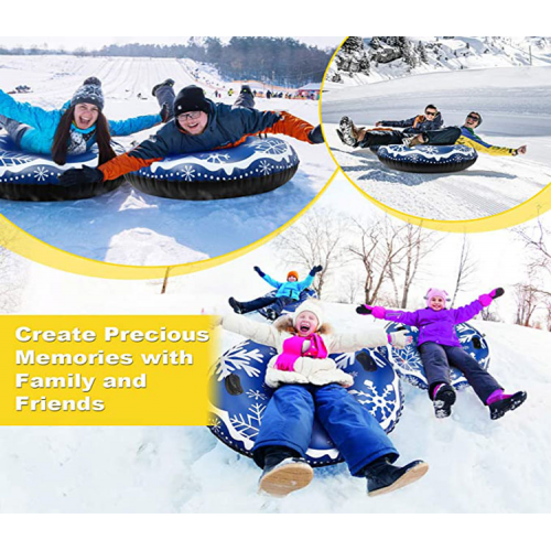 Inflatable ski ring PVC wear-resistant cold-resistant inflatable ski tube ski entertainment