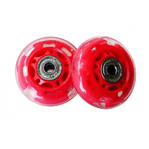 PU rubber wheels non-slip  children adult roller light skate wheels  accessories 