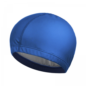 Pu swimming caps the source manufacturer has increased waterproof swimming caps for adult men and women with multi-color PU leather coated professional swimming caps 