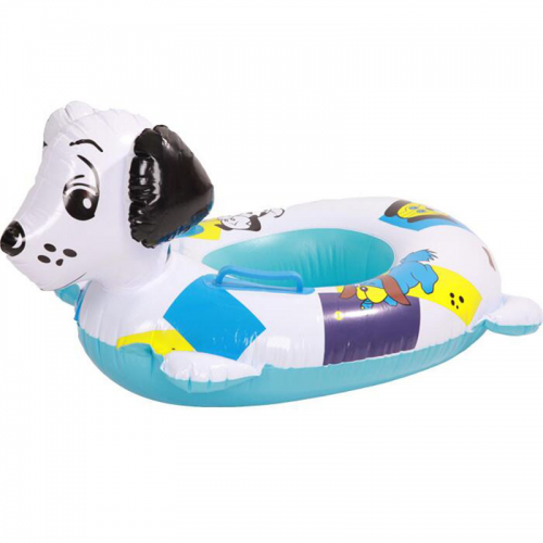 PVC Sit In Swimming Cute Air inflation Pool Float Car Seat Boat Riding Swimming Ring For Children