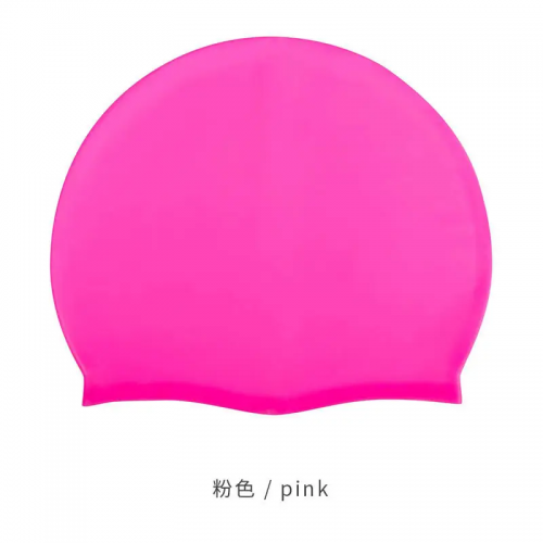 Waterproof silica gel swimming cap colorful swimming cap adult men and women with enlarged silica gel cap