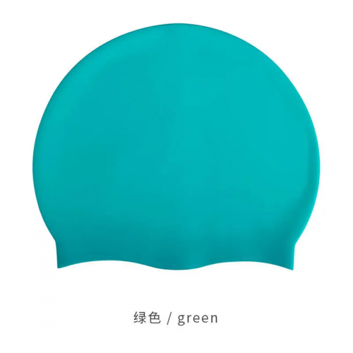 Waterproof silica gel swimming cap colorful swimming cap adult men and women with enlarged silica gel cap