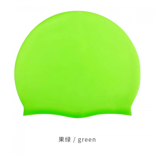 Waterproof silica gel swimming cap colorful swimming cap adult men and women with enlarged silica gel cap