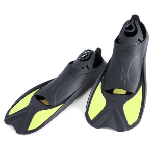 4 colors, 38-45 yards TPR PP adult swimming training, Free diving, all-purpose foot powered short webbed frog shoes 