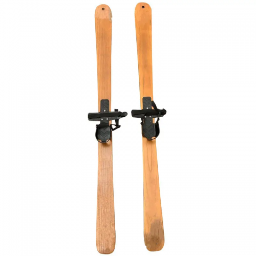 Fraxinus mandshurica 110cm double skis wooden seldge snowboard