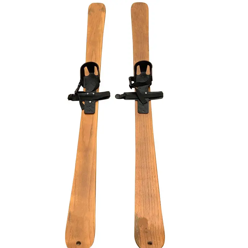 Fraxinus mandshurica 110cm double skis wooden seldge snowboard 