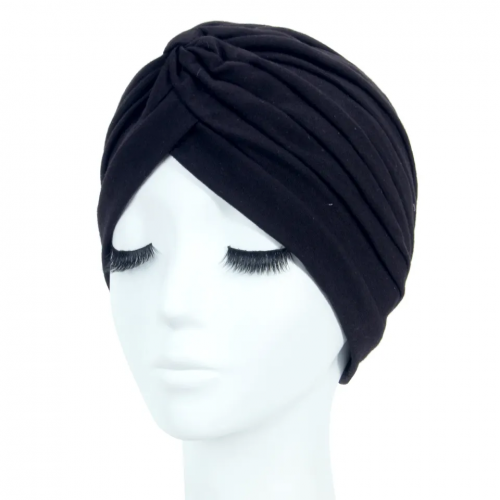 OEM custom logo High quality Turban Girls nylon Women swimming cap