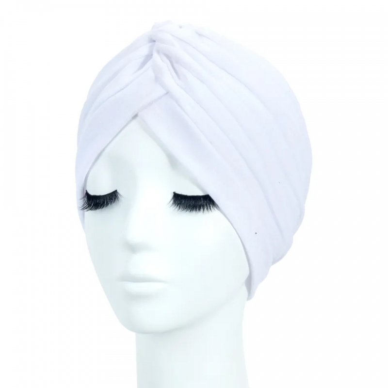 OEM custom logo High quality Turban Girls nylon Women swimming cap 