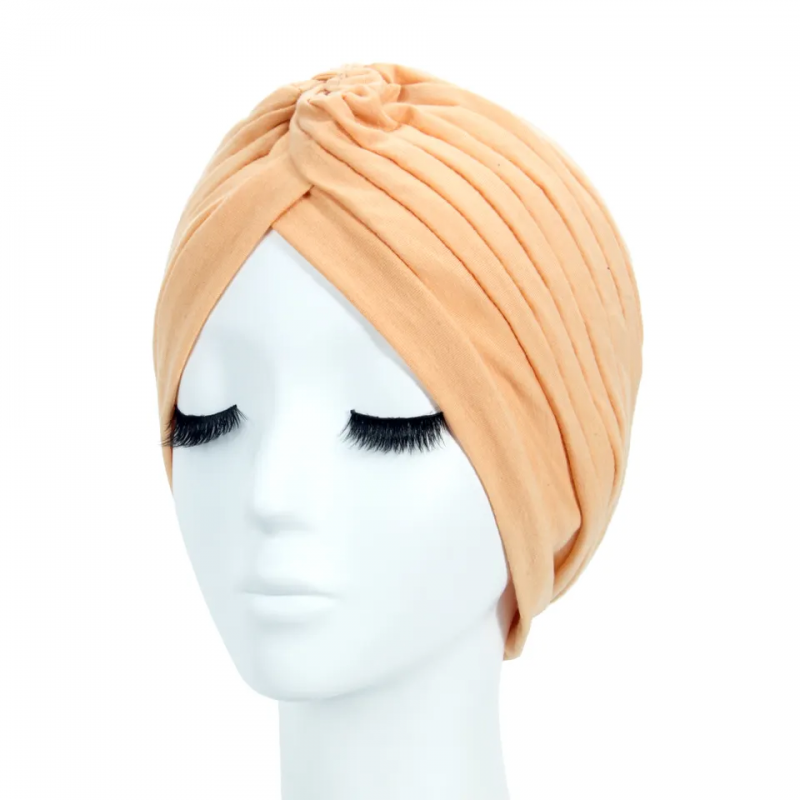 OEM custom logo High quality Turban Girls nylon Women swimming cap 