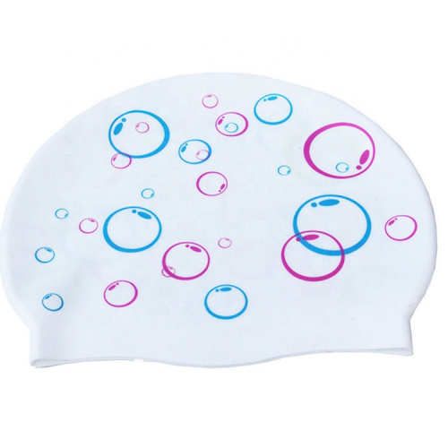 Waterproof high elastic MC multi-colour swimming cap for men and women