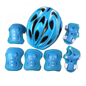 7 pcs Children's helmet protector Balance car bicycle riding skating helmet set 