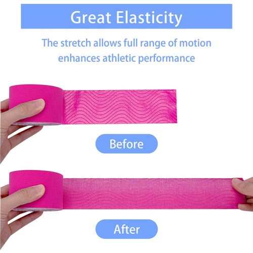 Free winding self adhesive elastic bandage compression fixation sports knee pad hand bandage 