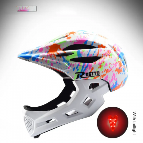 Kid Detachable Pro LED Mountain  Road Bicycle Helmet  Protection  Bike Cycling Helmet