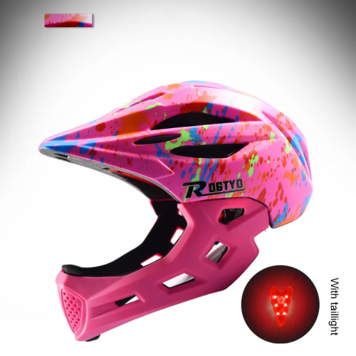 Kid Detachable Pro LED Mountain  Road Bicycle Helmet  Protection  Bike Cycling Helmet