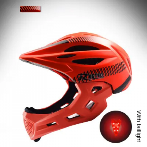 Kid Detachable Pro LED Mountain  Road Bicycle Helmet  Protection  Bike Cycling Helmet