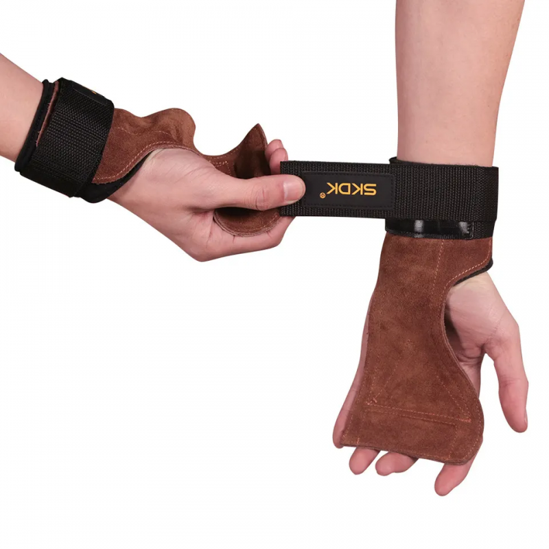 Customized leather palm guard fitness guard palm non-slip wear-resistant wrist guard 