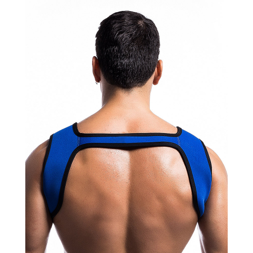 Mens Neoprene Harness Shoulder Strap Sports Double Shoulder Protector