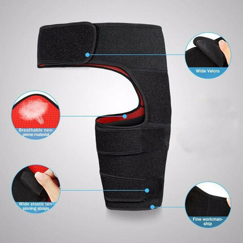 Fitness instep groin strap anti-muscle strain hip strap weight lift thigh exercise strap 