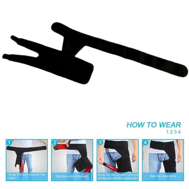 Fitness instep groin strap anti-muscle strain hip strap weight lift thigh exercise strap 