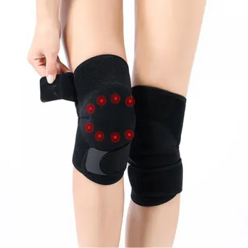 Self-heating windproof and warm magnet knee pads