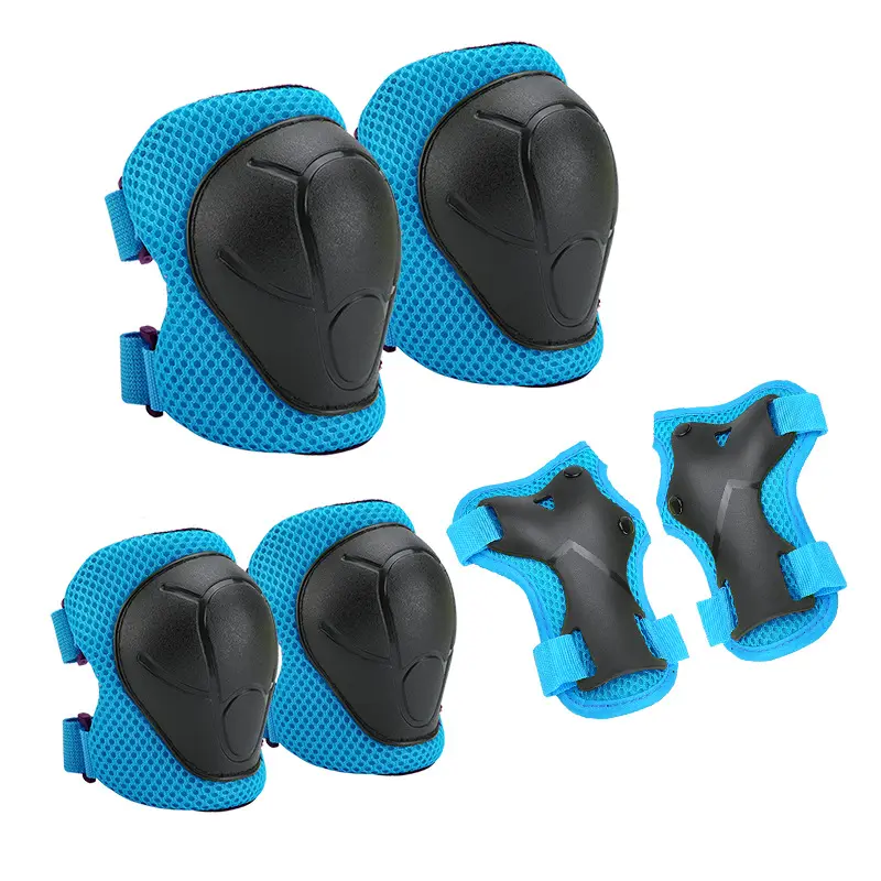 6 pcs children scooter bicycle roller skateboard protective gear Knee and Elbow Pads Set 