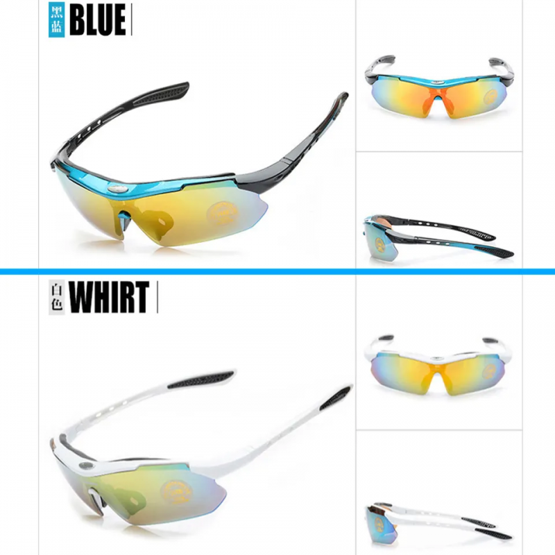 Cycling outdoor glasses half frame sunglasses sports goggles detachable mirror leg 0089 polarizing light 