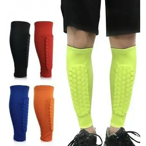 Professional sports calf protection outdoor basketball soccer riding beehive anti-collision leg protection equipment