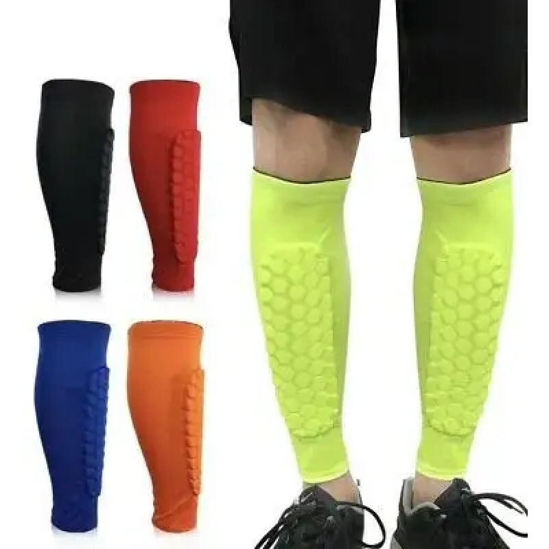 Professional sports calf protection outdoor basketball soccer riding beehive anti-collision leg protection equipment 