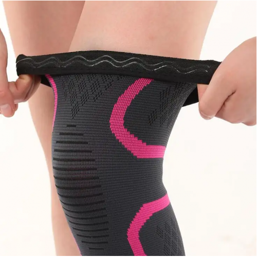 Knit sports kneecaps basketball fitness running non-slip nylon kneecaps outdoor cycling thermal protection knee pads