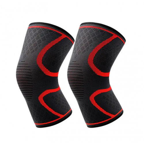 Knit sports kneecaps basketball fitness running non-slip nylon kneecaps outdoor cycling thermal protection knee pads