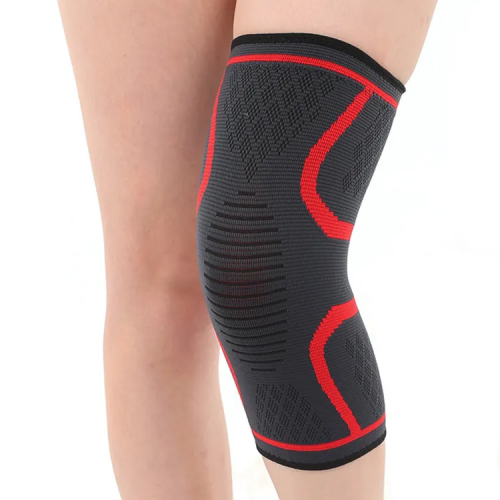 Knit sports kneecaps basketball fitness running non-slip nylon kneecaps outdoor cycling thermal protection knee pads