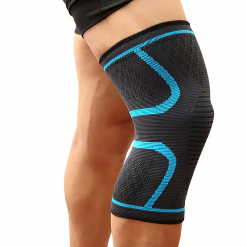 Knit sports kneecaps basketball fitness running non-slip nylon kneecaps outdoor cycling thermal protection knee pads