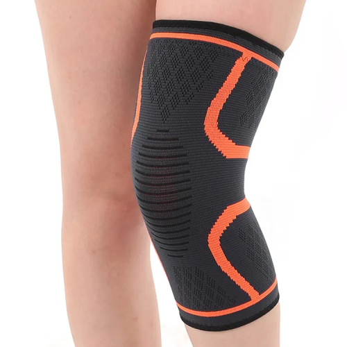 Knit sports kneecaps basketball fitness running non-slip nylon kneecaps outdoor cycling thermal protection knee pads