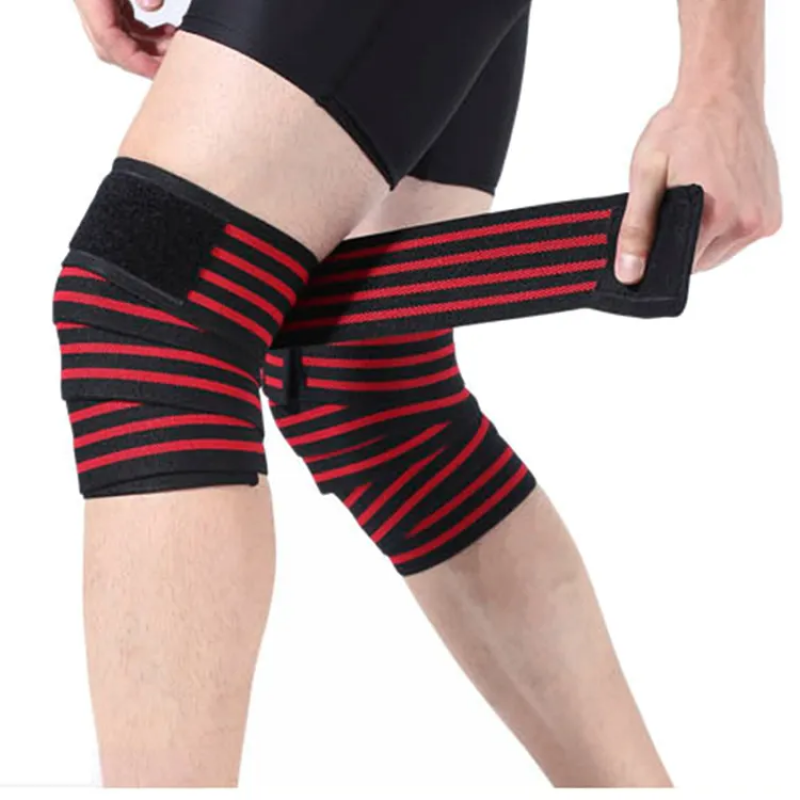 Bandage kneepad sports weightlifting squat hair kneepad thigh strap basketball 