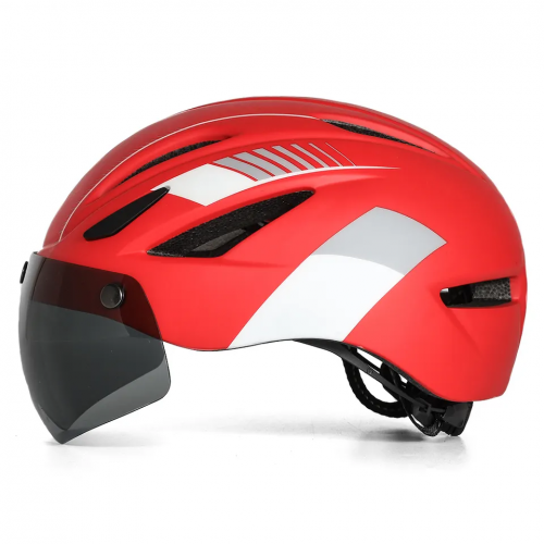 Cycling helmets for men and women mountain road cycling helmets riding equipment magnetic suction goggles helmet