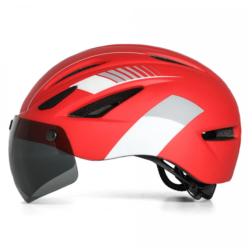 Cycling helmets for men and women mountain road cycling helmets riding equipment magnetic suction goggles helmet 