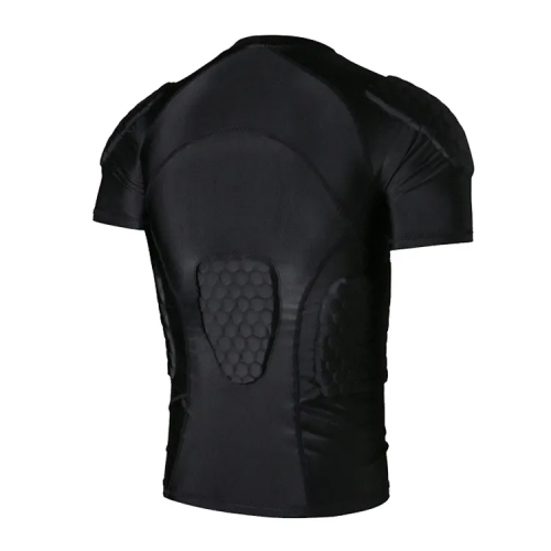 Protective T-Shirt Protector Suit for Basketball  Rugby football chest padded shirt