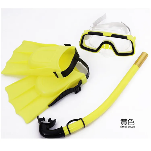 Children's goggles snorkeling kit goggles swimming glasses breathing tube fins