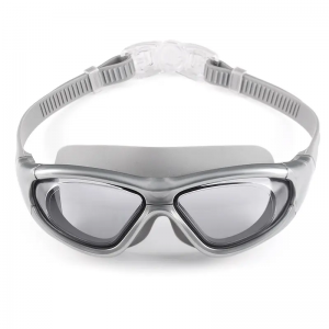 Swim surf goggles anti - fogging large frame non - clipping eye plating HD adult men and women glasses 