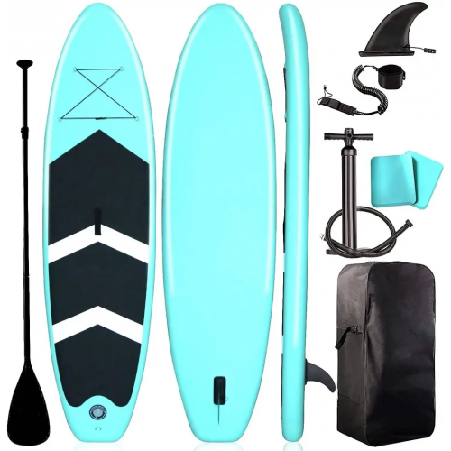 3.2m mint green paddle board SUP surfboard stand-up beginner paddle board inflatable water skateboard