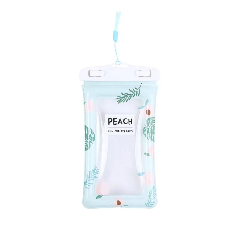 Swimming floating airbag mobile phone waterproof bag touch screen transparent waterproof mobile phone bag mobile phone waterproof case 