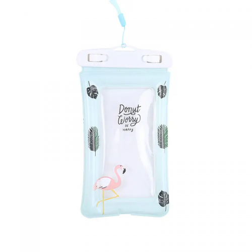 Swimming floating airbag mobile phone waterproof bag touch screen transparent waterproof mobile phone bag mobile phone waterproof case