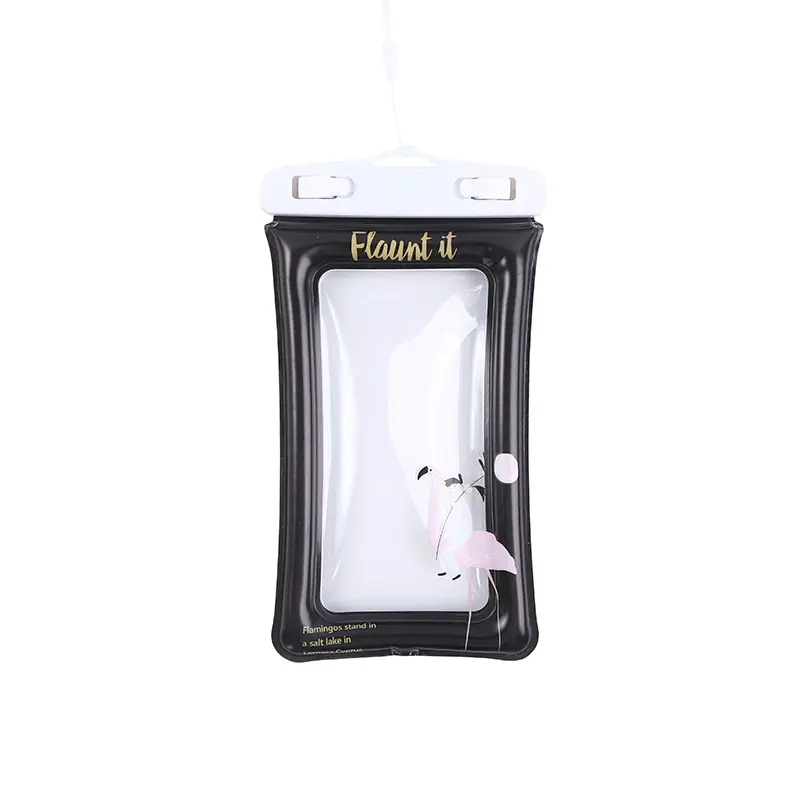 Swimming floating airbag mobile phone waterproof bag touch screen transparent waterproof mobile phone bag mobile phone waterproof case 