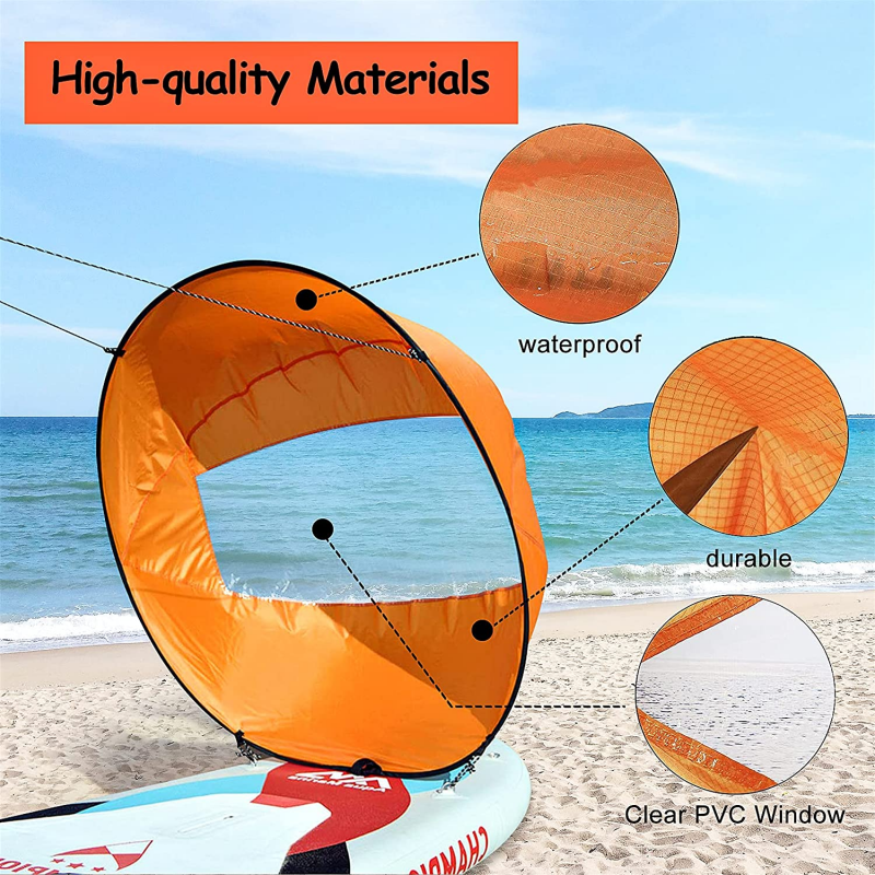 High quality portable foldable round sail canoe canoe paddle saver 